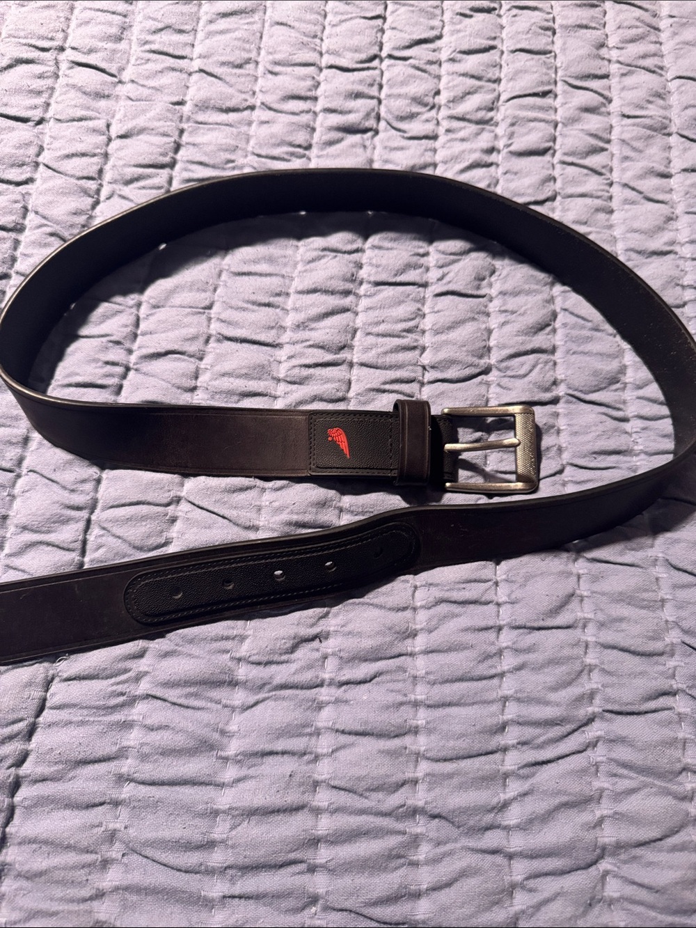 Men's Red Wing Black Leather Belt Sz 38